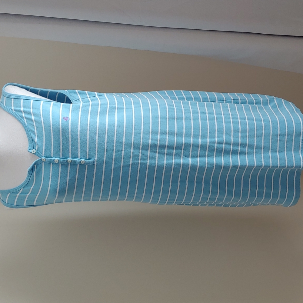 Lauren Ralph Lauren Preppy Cotton Sleeveless Cover-up Dress sz L